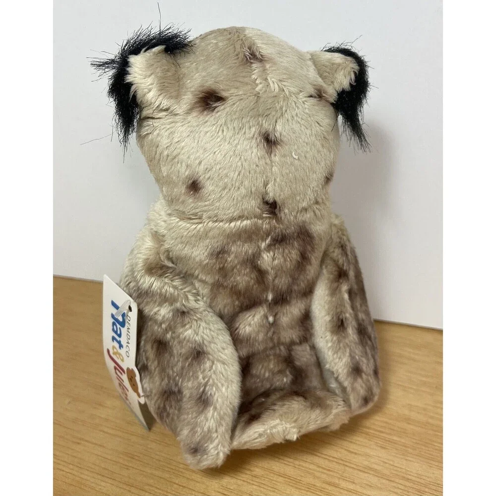 Nat And Jules Demdaco Owl Beanbag 6.5 In Realistic nwt Plush Forest Bird